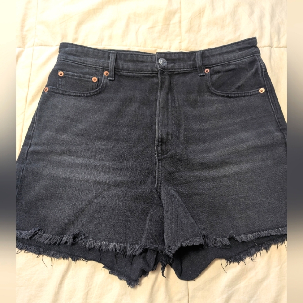American Eagle Outfitters Black Jean Shorts
